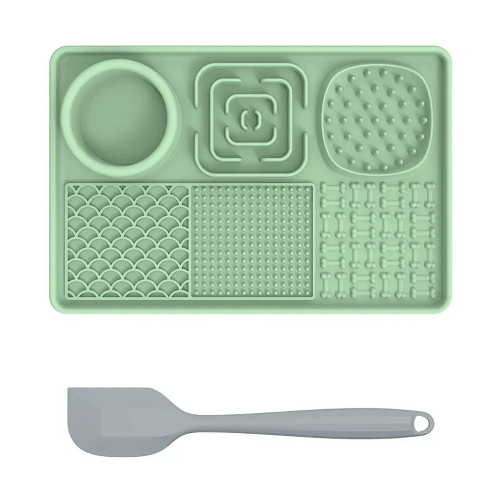 CalmLick 3-in-1 Dog Enrichment Mat – Slow Feeder, Anxiety Relief & Mental Stimulation