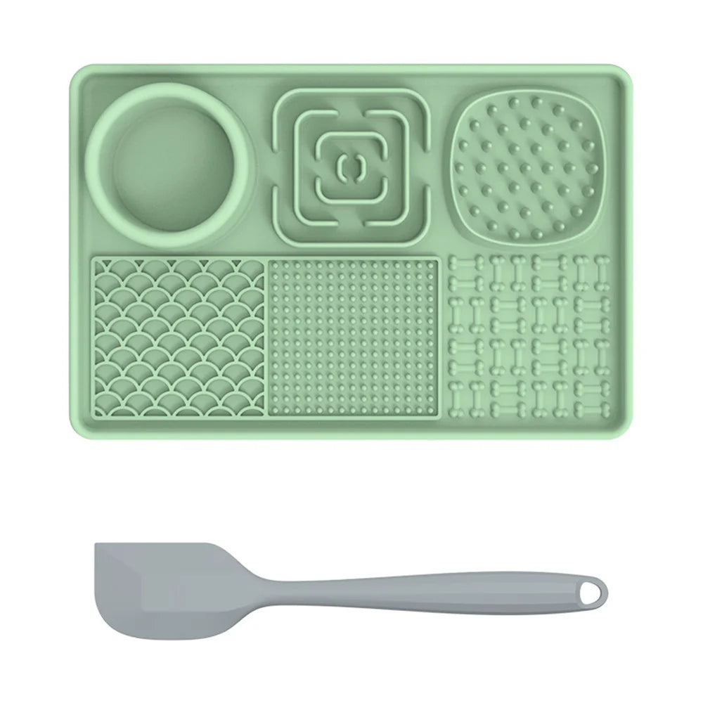 CalmLick 3-in-1 Dog Enrichment Mat – Slow Feeder, Anxiety Relief & Mental Stimulation